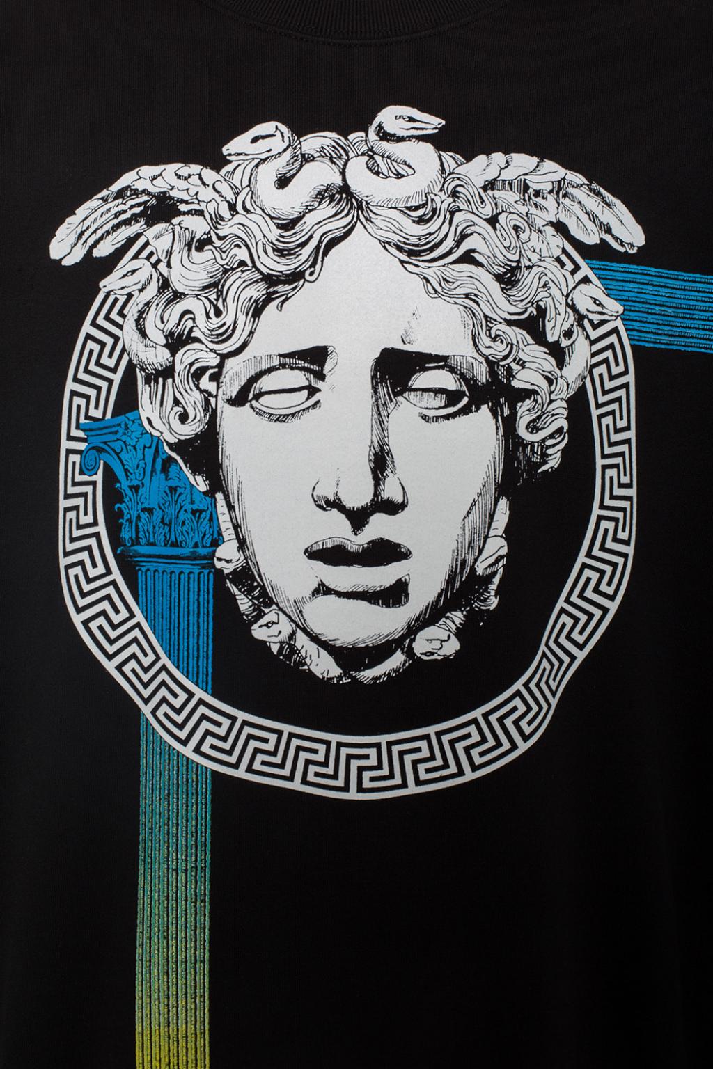 Black Medusa head sweatshirt Versace Vitkac Italy